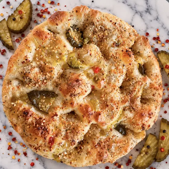The Peppered Pickle Focaccia